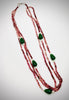 Tourmaline and Green Onyx Beads Necklace