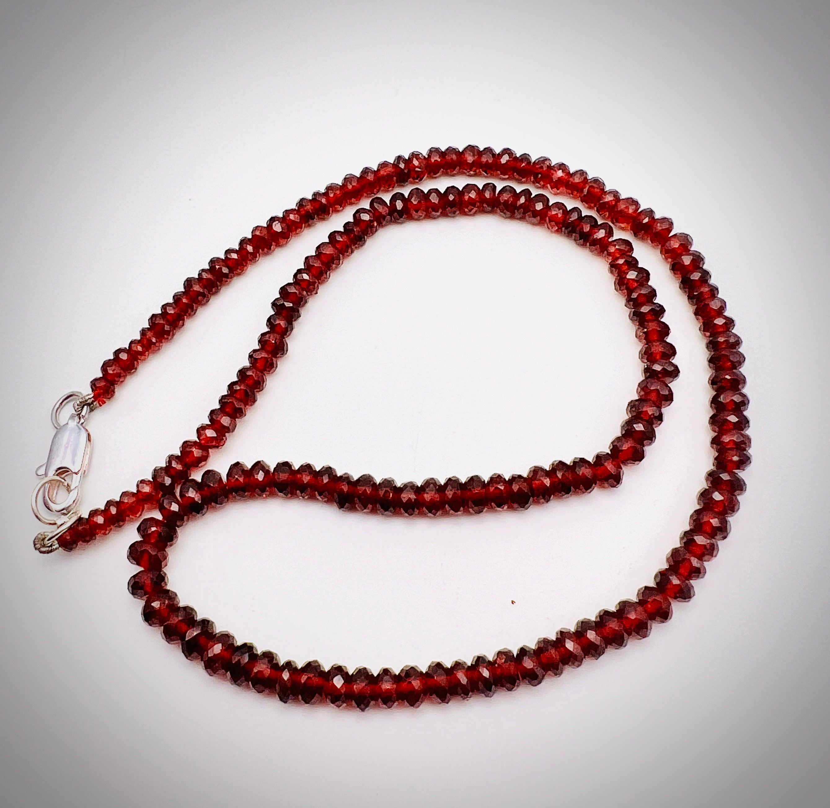 Garnet Beads Necklace