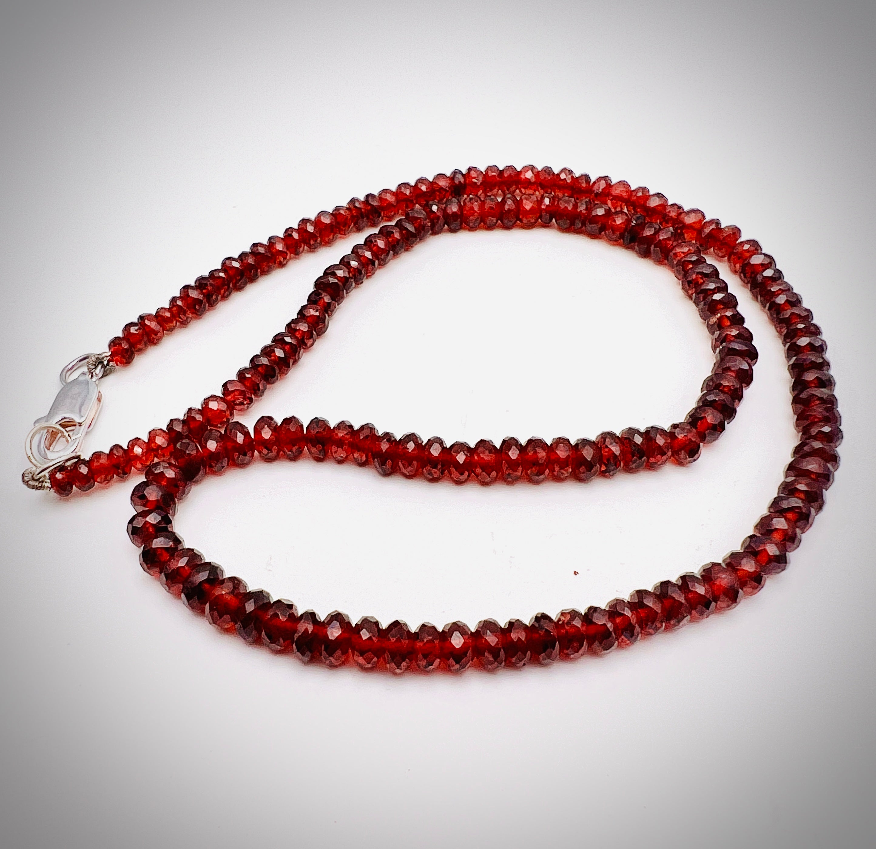 Garnet Beads Necklace – Cambay Carat