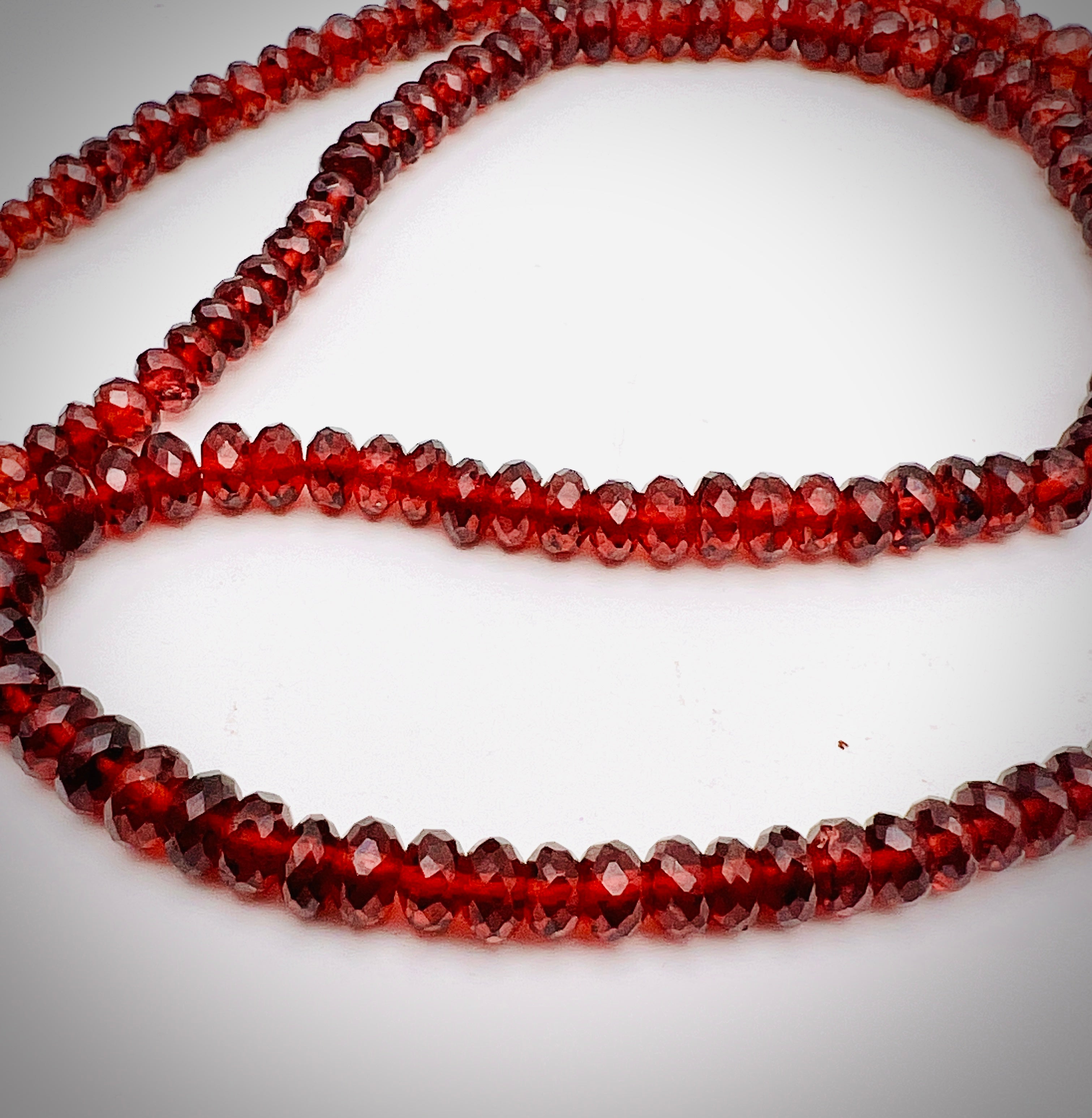 Garnet Beads Necklace