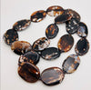 Fire Agate Oval Necklace