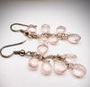 Rose Quartz Drop Earring