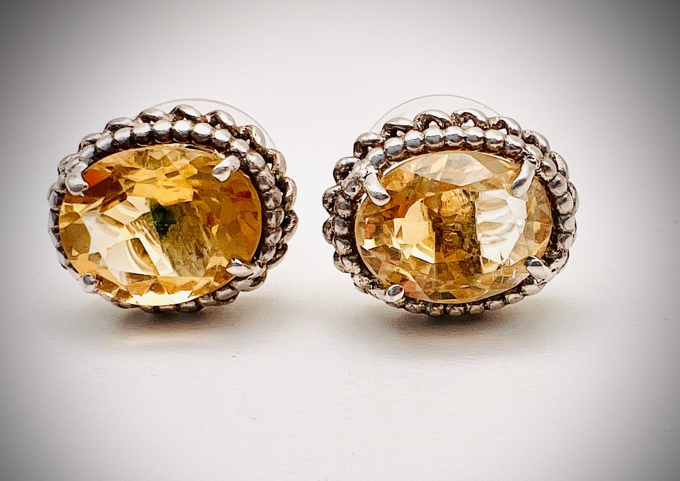 Yellow Topaz Earring