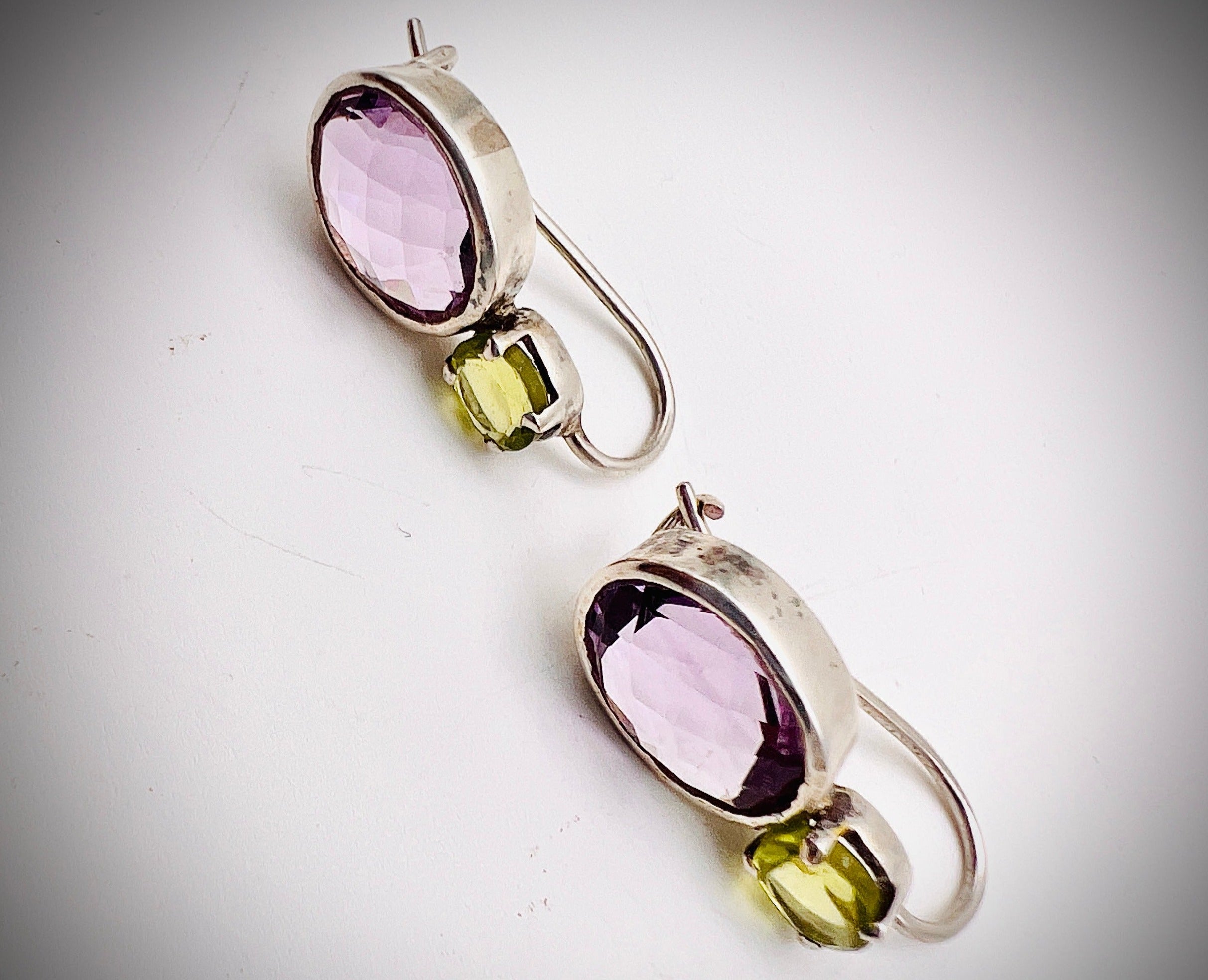 Amethyst Peridot Earring