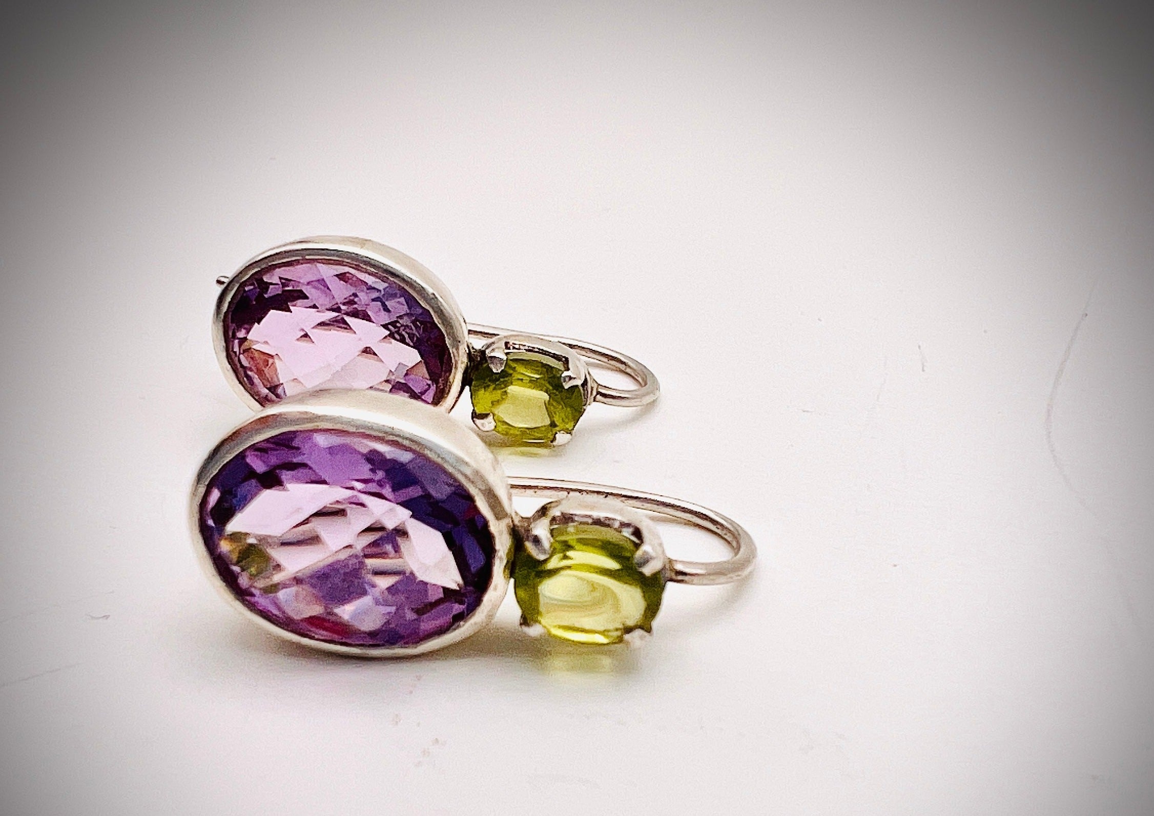 Amethyst Peridot Earring