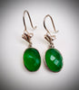 Green Onyx Vintage Earring